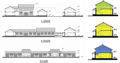 景观建筑立面图