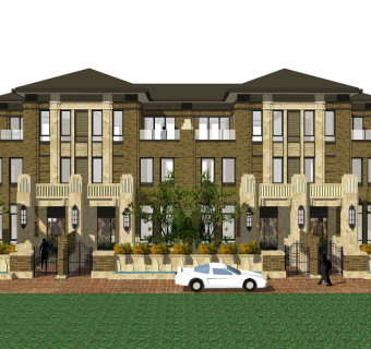 欧式新古典别墅草图大师模型，新古典别墅sketchup模型免费下载