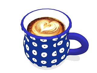 <em>现代咖啡</em>草图大师模型，咖啡SU模型下载