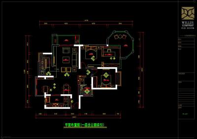 新中式风格《荷塘月色》复式全套施工图，CAD建筑图纸免费下载