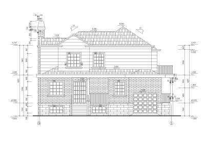 现代风格<a href=https://www.yitu.cn/su/8035.html target=_blank class=infotextkey>坡屋顶</a>二层独栋别墅建筑施工图_7