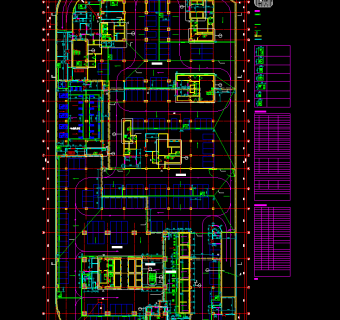 现代风格商业综合体建筑施工图，商业综合体CAD施工图纸下载