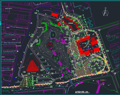 成套陵园景观设计CAD施工图，陵园CAD建筑图纸下载