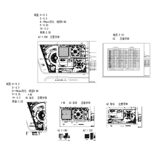 景观设计图CAD工程图纸下载