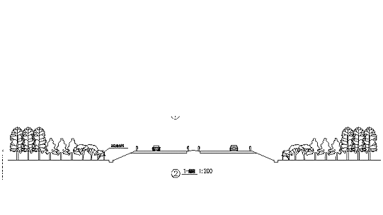 生态示范道路绿化设计施工图