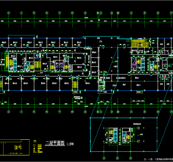 高层商业综合楼建筑施工图，商业综合楼CAD施工图纸下载