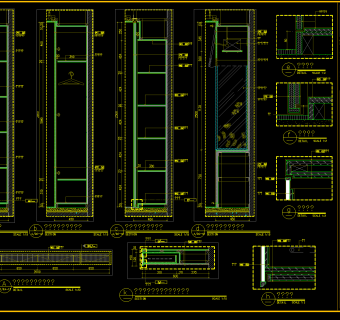 总经理办公室大样图，办公室cad施工图纸下载
