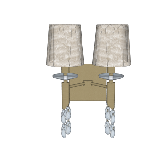 欧式壁灯草图大师模型，壁灯SKB文件下载