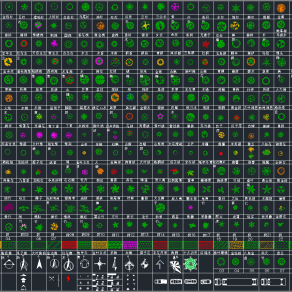 最新园林植物苗木图CAD模块，植物苗木CAD施工图纸下载
