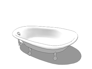 现代<em>浴缸</em>草图大师模型，<em>浴缸</em>免费su模型下载