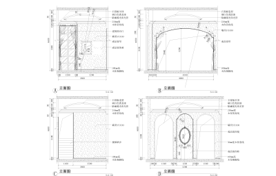 一层<a href=https://www.yitu.cn/sketchup/canting/index.html target=_blank class=infotextkey><a href=https://www.yitu.cn/su/7825.html target=_blank class=infotextkey>餐厅</a></a>立面图