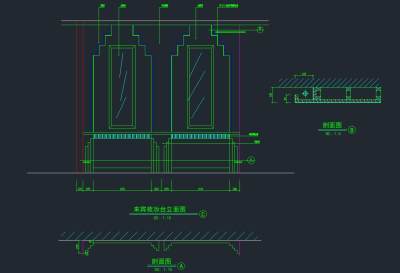 来宾<a href=https://www.yitu.cn/sketchup/shuzhuangtai/index.html target=_blank class=infotextkey>梳妆台</a>立面图剖面图.jpg