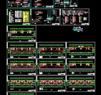 多层住宅楼电气施工图CAD图纸