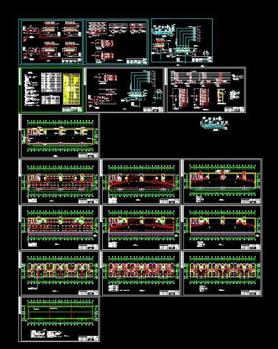 多层住宅楼电气施工图CAD图纸