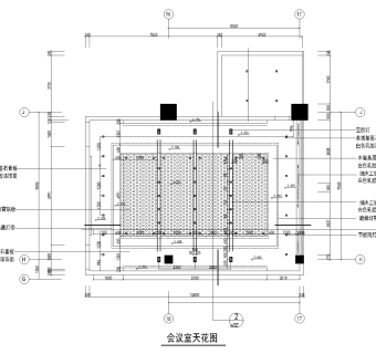 现代会议室装饰详图cad图纸下载