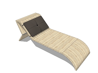 现代户外休闲桌椅SU模型下载，户外椅skb模型分享