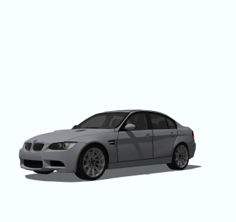 现代汽车免费su模型，现代汽车sketchup模型，汽车草图大师素材下载