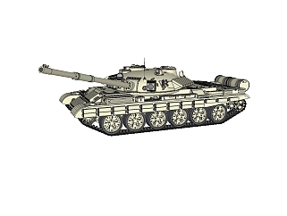 现代苏联T-62<em>主战坦克</em>skb文件，坦克su模型下载