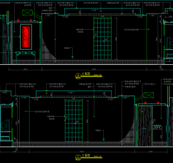 星级酒店餐厅装修CAD图纸，餐厅CAD平面布置图