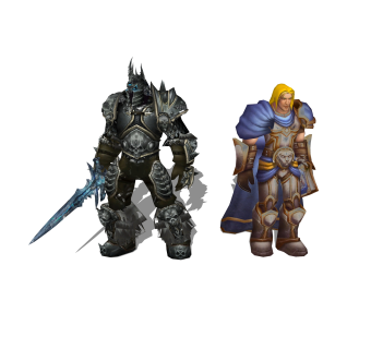 现代魔兽游戏角色草图大师模型，游戏角色su模型下载