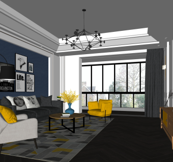 37现代简约客厅.zip