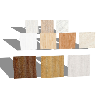 现代瓷砖草图大师模型，瓷砖SKP模型下载