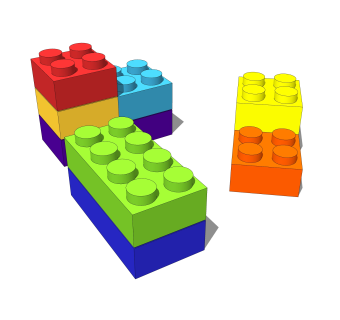 现代儿童智益玩具草图大师模型，玩具su模型下载