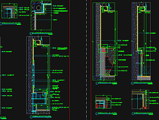 公共卫生间CAD节点<em>施工</em>图纸，cad建筑<em>工程</em>图纸下载