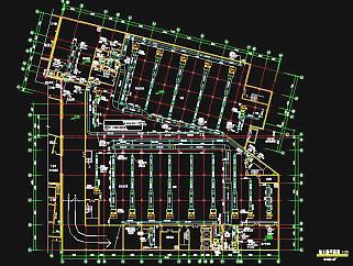 上海大型超市空调CAD设计图纸，超市空调设计CAD施工图下载