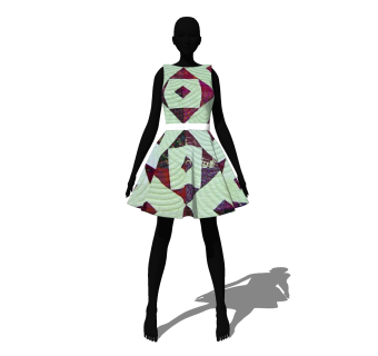 现代loft服装，SU模型免费下载