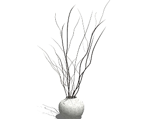 现代<em>室内植物</em>草图大师模型，<em>室内植物</em>SKP模型下载