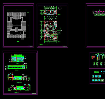 [北京]某四合院建筑施工图下载