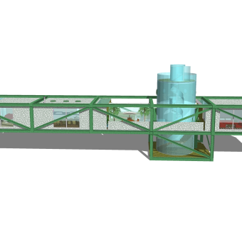 现代风格别墅草图大师模型下载，别墅SKP模型下载