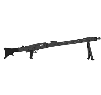 德国MG-3机枪草图大师模型，机枪sketchup模型下载