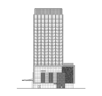 综合体高层酒店建筑施工图纸