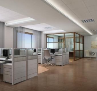 现代办公楼装修CAD图，办公楼CAD建筑图纸下载