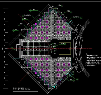 重庆公园广场景观设计施工图CAD图纸
