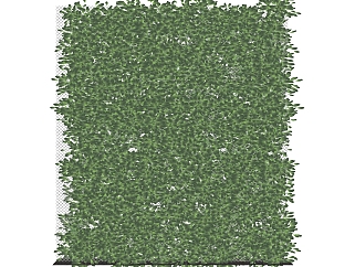 植物墙草图大师模型下载，垂直绿化sketchup模型分享