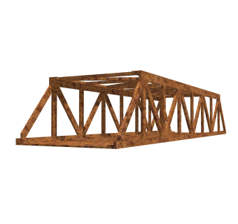 现代桥梁草图大师模型下载，sketchup桥梁su模型分享