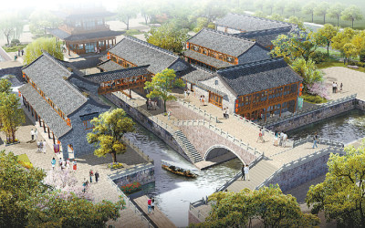 水云阁建筑设计图，寺庙CAD建筑图纸下载