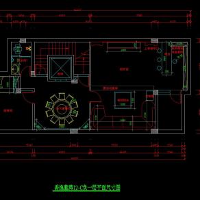 新中式风格别墅全套CAD施工图，CAD建筑图纸免费下载