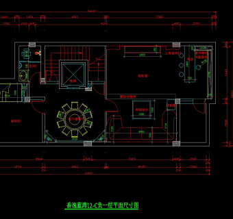 新中式风格别墅全套CAD施工图，CAD建筑图纸免费下载