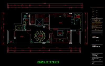 新中式风格别墅全套CAD施工图，CAD建筑图纸免费下载