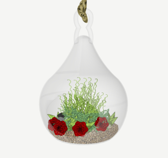  现代花瓶花卉草图大师模型，花瓶摆件sketchup模型下载