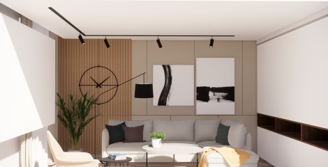 北欧客厅su模型，客厅沙发茶几组合sketchup模型下载