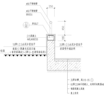 室内室外多种节点大样图纸