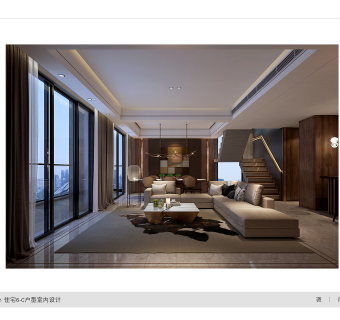深圳前海壹方中心样板间施工图，家装CAD施工图纸下载