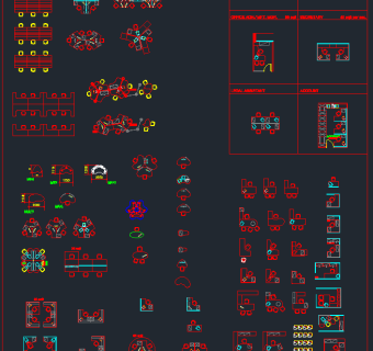 常用办公cad素材，办公CAD施工图纸下载