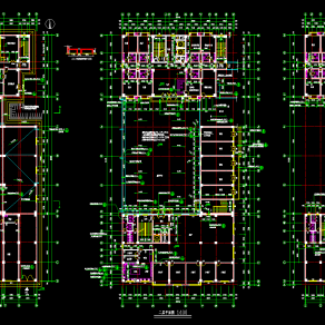 宾馆建筑全套施工图纸，宾馆CAD设计图纸下载