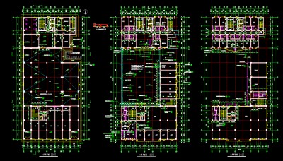 宾馆建筑全套施工图纸，宾馆CAD设计图纸下载